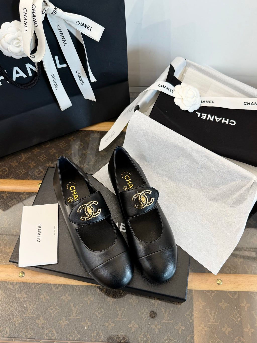 Calfskin Grosgrain Cap Toe Moccasin Loafers